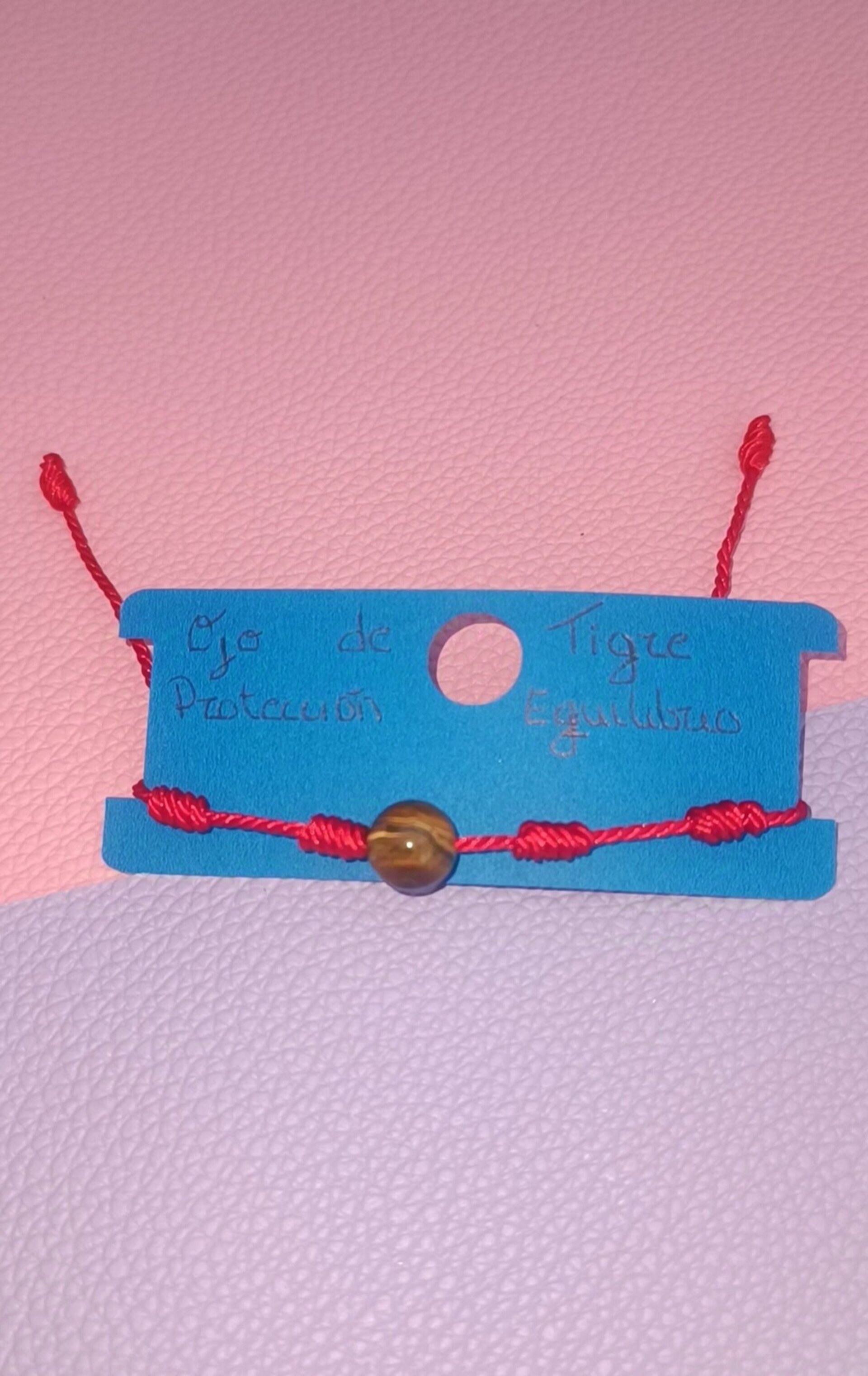 Pulsera 7 nudos con charm o piedra - 5