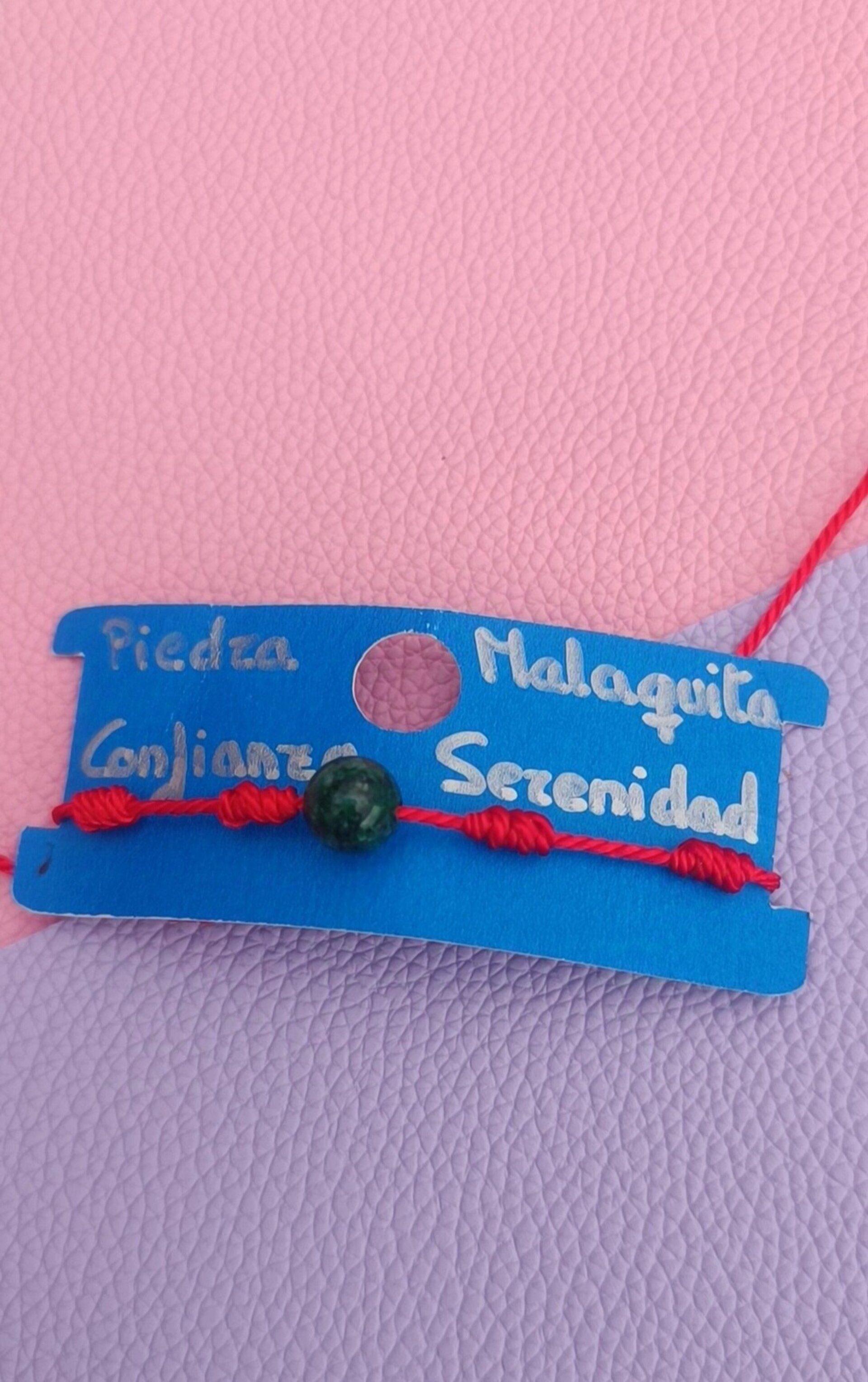 Pulsera 7 nudos con charm o piedra - 3